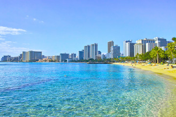 ハワイ　ワイキキビーチ