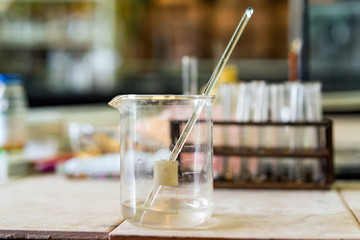 science lab, laboratory