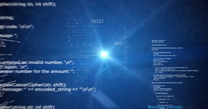 Source code flying loop render movie 4K