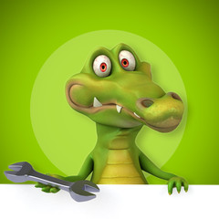 Fun crocodile
