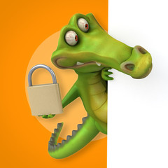 Fun crocodile