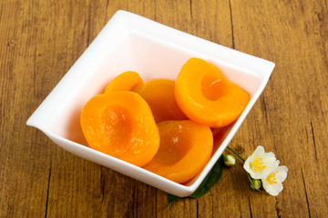 Canned peaches