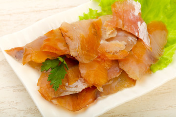 Smoked catfish fillet