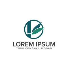 bamboo logo design concept template