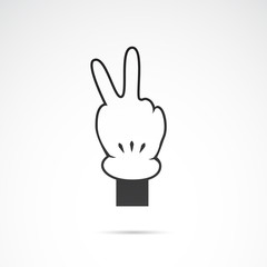 Human hand vector icon.