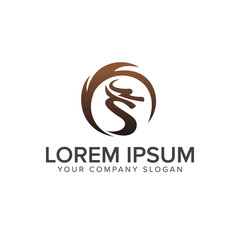 naga logo design concept template