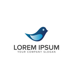 Bird logo design concept template