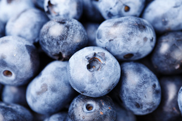 Blueberry close-up background