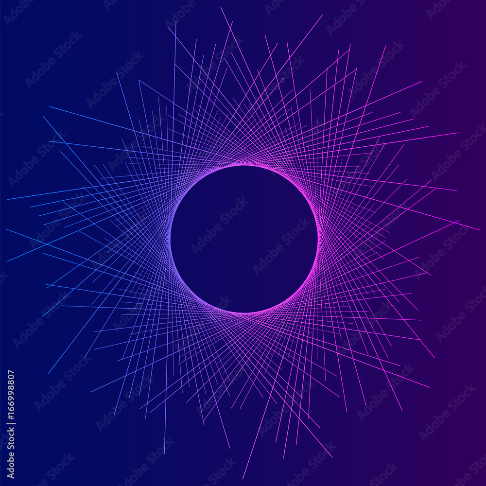Wall mural abstract background eclipse dune effect05