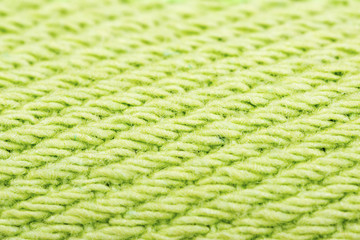 Green cotton fabric texture background.