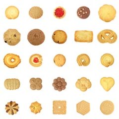 Türaufkleber collection cookies set on white background © sakdina