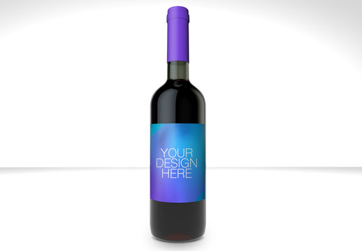 Wine Bottle Mockup 1