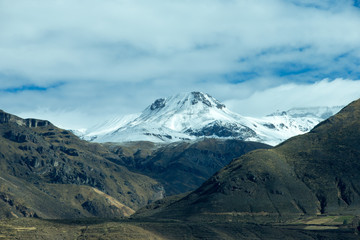 landscape in Andes.  Peru.