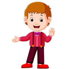 friendly young man in casual clothes