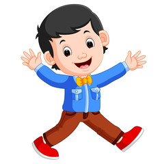 friendly young man in casual clothes