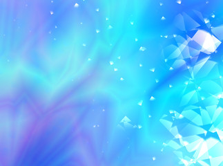 Blue and purple abstract fractal background with a random pattern and decorative glass effects. For various creative projects, prints, book covers, banners, skins, leaflets, pamphlets, stationery, ads