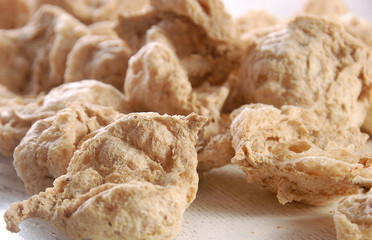 Wheat bran close-up. Healthy food. Lifestyle