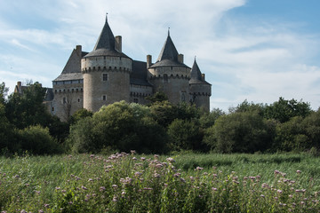 Château de Suscinio dans le Morbihan en Bretagne - France