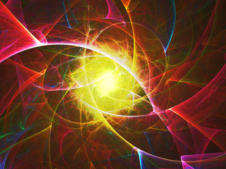 Abstract fractal background