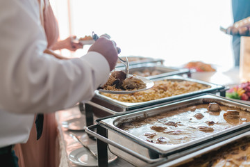 catering service buffet wedding event