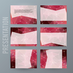 Design element powerpoint precentation template horizontal banner background07