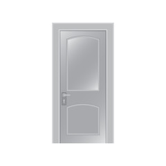 Door on a white background