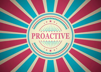 Proactive Retro Vintage Style Stamp Background