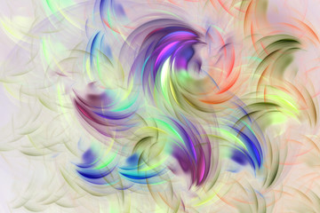 Abstract fractal background