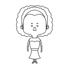 adorable bride lovely marriage cartoon