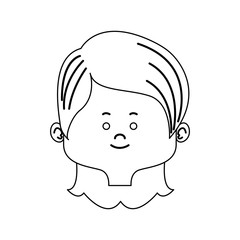 pretty girl face smile female character