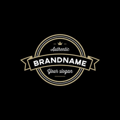 Logo circle brandname