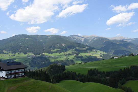 Osttirol, Pustertal, Kartitsch, Lienzer Dolomiten, Oberberg, Bergdorf, Hochtal, Sankt Oswald, Strassen, Abfaltersbach, Villgrater Berge, 