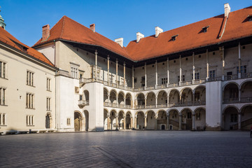 Wawel Royal Castle in Cracow, Poland