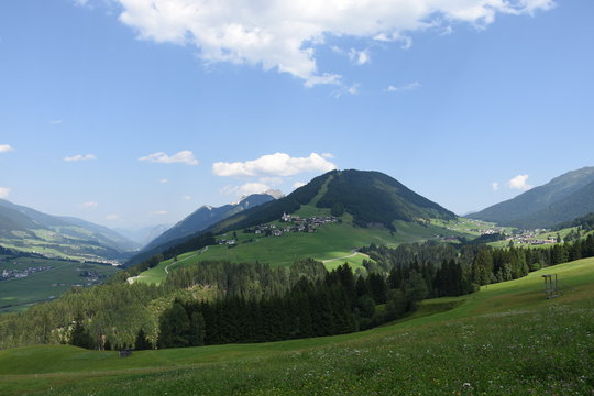 Osttirol, Pustertal, Tiroler Gailtal, Gailtal, Kartitsch, Sankt Oswald, Lienzer Dolomiten, Oberberg, Eggenkofel, Berg, Tal