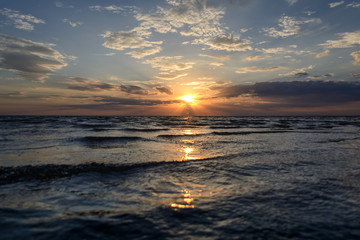 Obraz premium Sunset on the sea