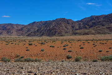 Namibia gravel road D707