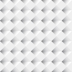 White seamless geometric pattern vector background