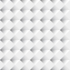 White seamless geometric pattern vector background