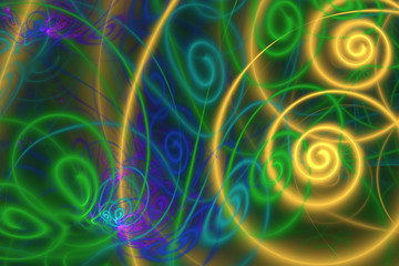 Abstract fractal background