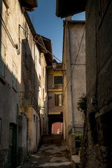 Fototapeta premium Lerma, Piedmont, Italy - Views of the ancient village