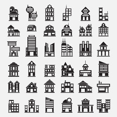 36 Building icons