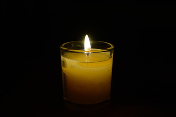candle light fire