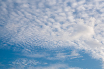 Fototapeta premium Beautiful cloudy blue sky background