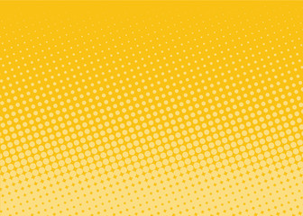 Halftone background. Comic dotted pattern. Pop art retro style. Backdrop with circles, rounds, dots, design element for web banners, posters, cards, wallpapers. Colorful Vector illustration