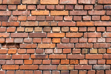 Fototapeta premium Background of old brick wall pattern texture.