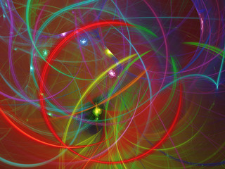 Abstract fractal background