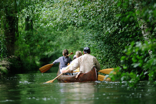 Paddeltour bei Burg im Spreewald