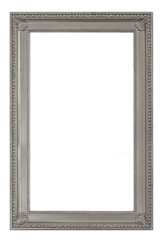 Fototapeta premium Silver frame for paintings, mirrors or photos