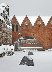 Castle of Teutonic Order in Torun. Poland