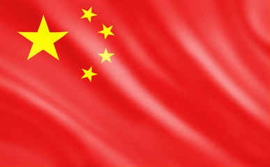 Image of the flag of China.